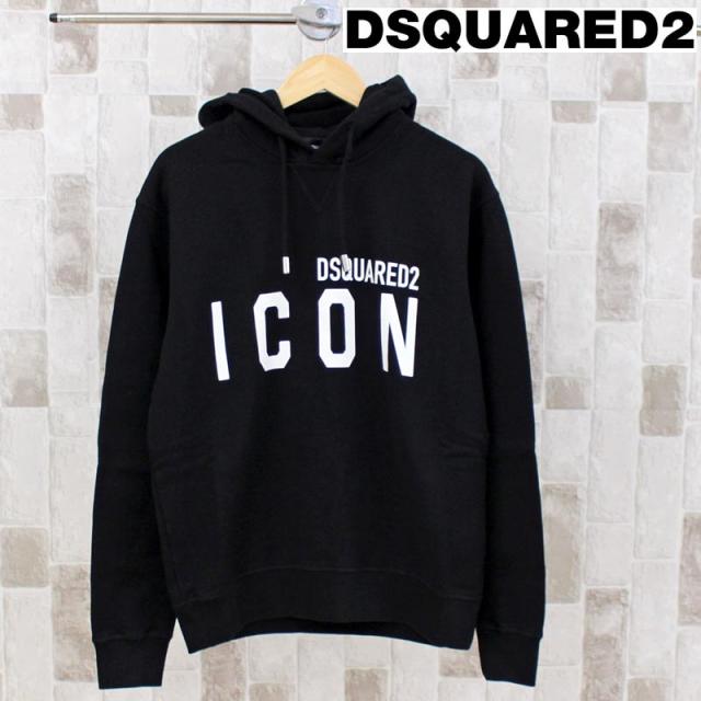 送料無料 DSQUARED2 ディースクエアード DSQ2 ICONロゴスウェットパーカーの通販は 27,820円