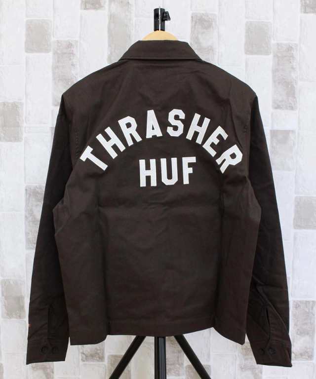 送料無料 HUF ハフ HUFxTHRASHER フィールド クルー ジャケット FIELD