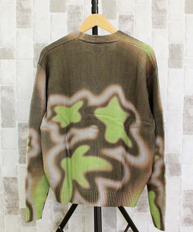 送料無料 HUF ハフ スペースダストカーディガン SPACE DUST CARDIGAN トップス コットン ニット 長袖 メンズ ストリート スケーター ブランド KN00506の通販は