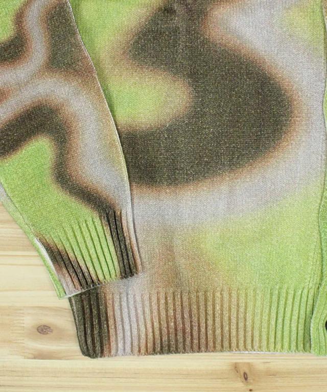 送料無料 HUF ハフ スペースダストカーディガン SPACE DUST CARDIGAN トップス コットン ニット 長袖 メンズ ストリート スケーター ブランド KN00506の通販は