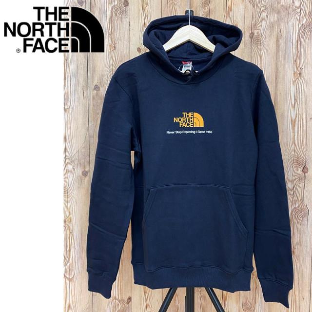 送料無料 THE NORTH FACE ザ ノースフェイス BOXロゴ バックプリント スウェットパーカー M NEW CLIMB HD