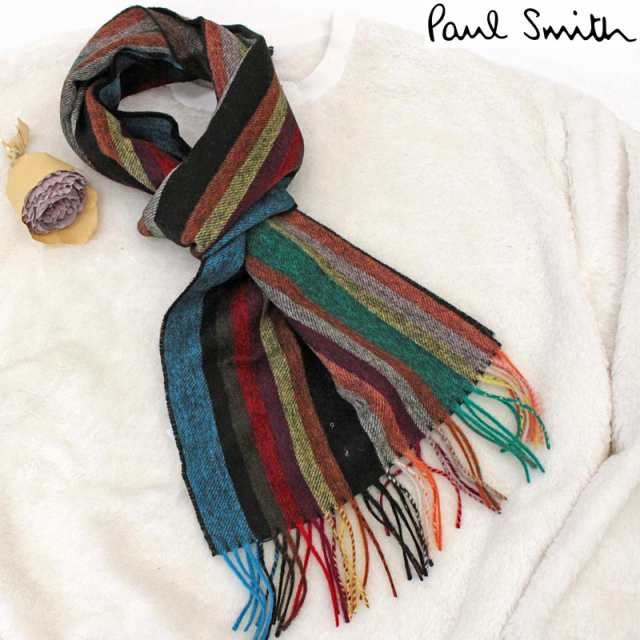 Paul Smith ポールスミス マフラー ストール マルチストライプ