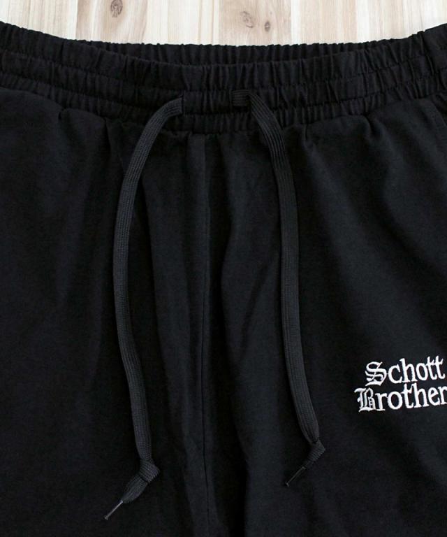 送料無料 Schott ショット B.S.SHORTS 782-5113018 ブラックシープ ルーズショーツ ハーフパンツ ショートパンツ 短パン 刺繍 メンズ 人気 ブランド 春 夏