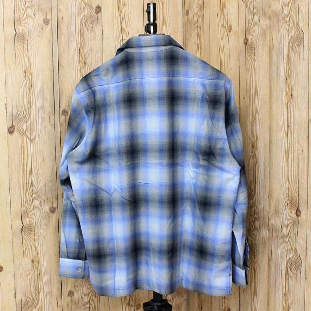 送料無料 Schott ショット OMBRE CHECK SHIRT 782-6120001 オンブレチェックシャツ 長袖 トップス メンズ ブランド ネコポス_3
