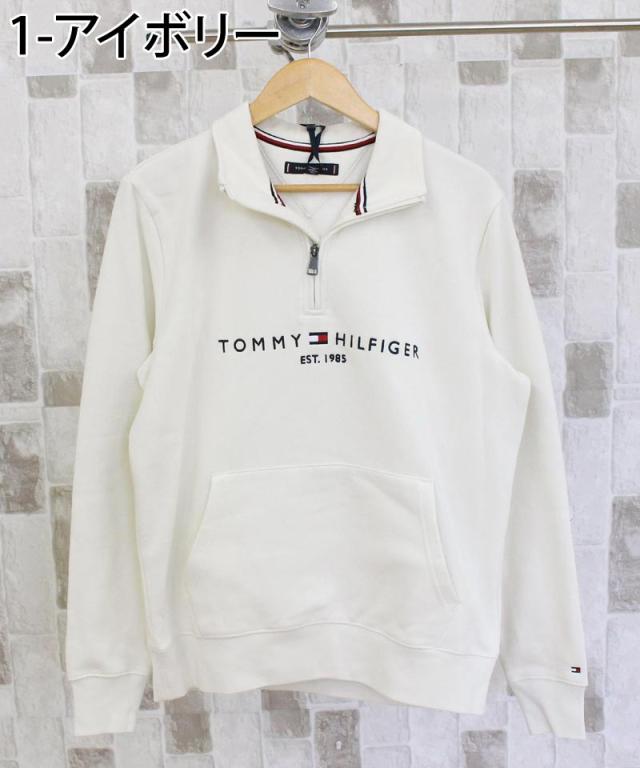 送料無料 TOMMY HILFIGER トミー ヒルフィガー トミーロゴモックネック フリースハーフジップ TOMMY LOGO MOCKNECK_2