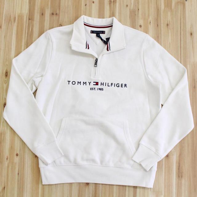 送料無料 TOMMY HILFIGER トミー ヒルフィガー トミーロゴモックネック フリースハーフジップ TOMMY LOGO MOCKNECK_4