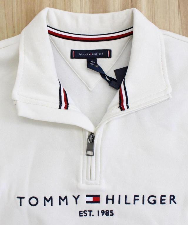 送料無料 TOMMY HILFIGER トミー ヒルフィガー トミーロゴモックネック フリースハーフジップ TOMMY LOGO MOCKNECK_5