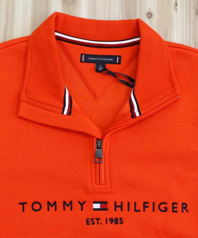 送料無料 TOMMY HILFIGER トミー ヒルフィガー トミーロゴモックネック フリースハーフジップ TOMMY LOGO MOCKNECK_18
