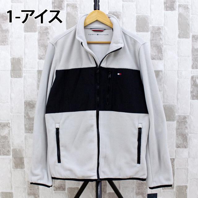貨物輸送無料 TOMMY HILFIGER トミー ヒルフィガー フリーススタンドカラージャケット FLEECE STAND COLLAR JACKET 長袖 ジップアップ 152AF777 ロゴタイプ メンズ ブランド名