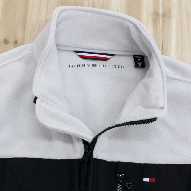 貨物輸送無料 TOMMY HILFIGER トミー ヒルフィガー フリーススタンドカラージャケット FLEECE STAND COLLAR JACKET 長袖 ジップアップ 152AF777 ロゴタイプ メンズ ブランド名