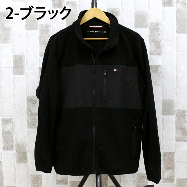 貨物輸送無料 TOMMY HILFIGER トミー ヒルフィガー フリーススタンドカラージャケット FLEECE STAND COLLAR JACKET 長袖 ジップアップ 152AF777 ロゴタイプ メンズ ブランド名