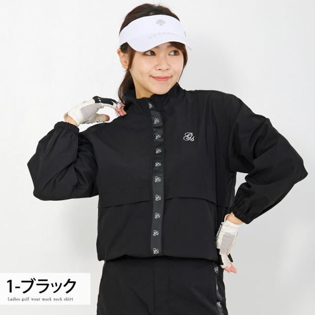 貨物輸送無料 新作 ゴルフ御召しもの レディース gs GOLF ゴルフ上衣 防風 アウター 上衣 ジップアップ 下唇立ちふさがる原料品 ロゴタイプ磁気テープ使い走り 格好のいい 可愛らしい 韓国系 秋冬 ブランド名