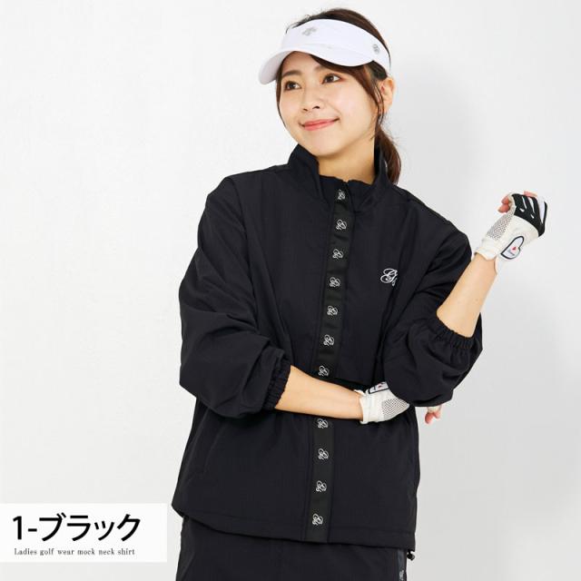 貨物輸送無料 新作 ゴルフ御召しもの レディース gs GOLF ゴルフ上衣 防風 アウター 上衣 ジップアップ 下唇立ちふさがる原料品 ロゴタイプ磁気テープ使い走り 格好のいい 可愛らしい 韓国系 秋冬 ブランド名