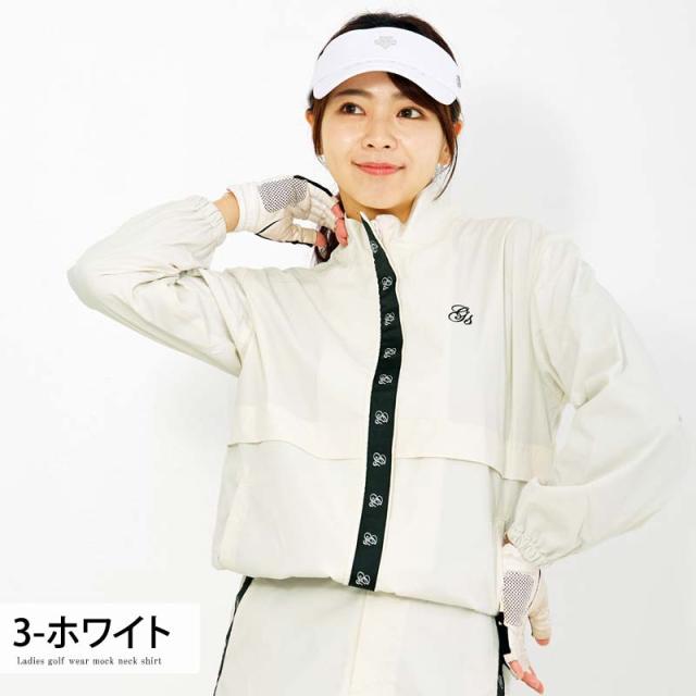 貨物輸送無料 新作 ゴルフ御召しもの レディース gs GOLF ゴルフ上衣 防風 アウター 上衣 ジップアップ 下唇立ちふさがる原料品 ロゴタイプ磁気テープ使い走り 格好のいい 可愛らしい 韓国系 秋冬 ブランド名