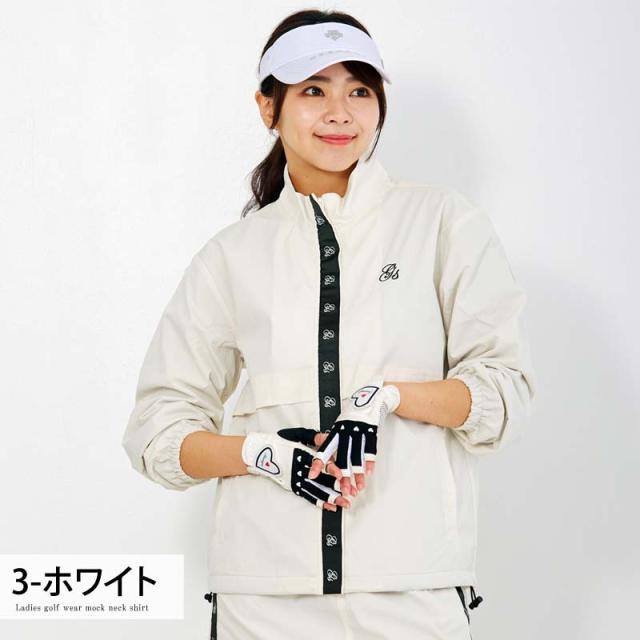 貨物輸送無料 新作 ゴルフ御召しもの レディース gs GOLF ゴルフ上衣 防風 アウター 上衣 ジップアップ 下唇立ちふさがる原料品 ロゴタイプ磁気テープ使い走り 格好のいい 可愛らしい 韓国系 秋冬 ブランド名