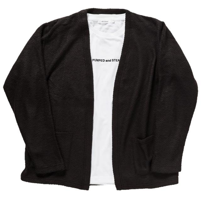 秋新作 カーディガン メンズ Tシャツ 2点セット アンサンブル ゆったりめ ざっくり 長袖 ブークレー起毛 ニット カーディガン ワンポインの通販はau Pay マーケット Topism メンズファッション