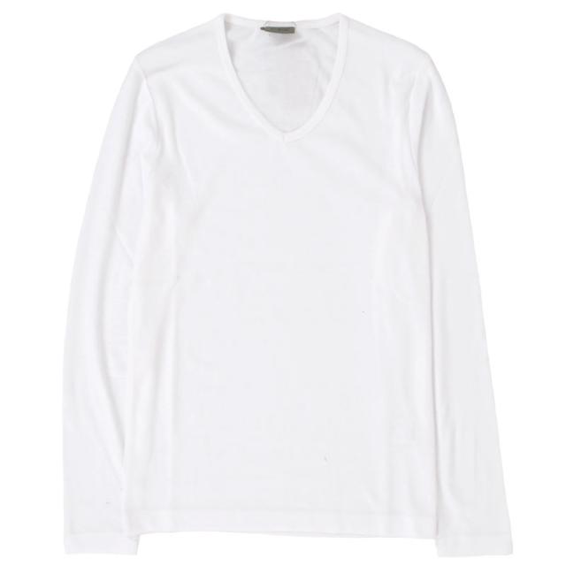 秋新作 M 3l ロングtシャツ メンズ Tシャツ 無地 タイト フライス Vネック ストレッチ ロンt 長袖 7分袖 カットソー 黒 白 グレー ネイビの通販はau Pay マーケット Topism メンズファッション