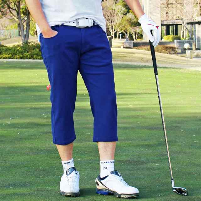 S~3XL 新作 送料無料 ゴルフパンツ メンズ ストレッチ
