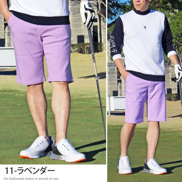 ビームス ゴルフ ストレッチ チノ ショーツ ハーフパンツ メンズ S 白 総柄 ビームス ゴルフ ストレッチ チノ ショーツ ハーフパンツ メンズ