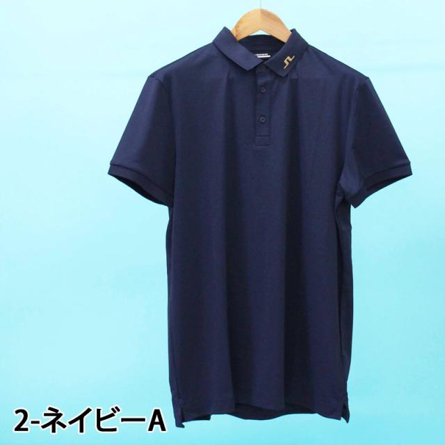 送料無料 Jリンドバーグ J.LINDEBERG ゴルフウェア メンズ ポロシャツ 半袖 UVカット 吸水速乾 バックブリッジ柄 襟ロゴ トップス 春夏 ゆうパケ_4