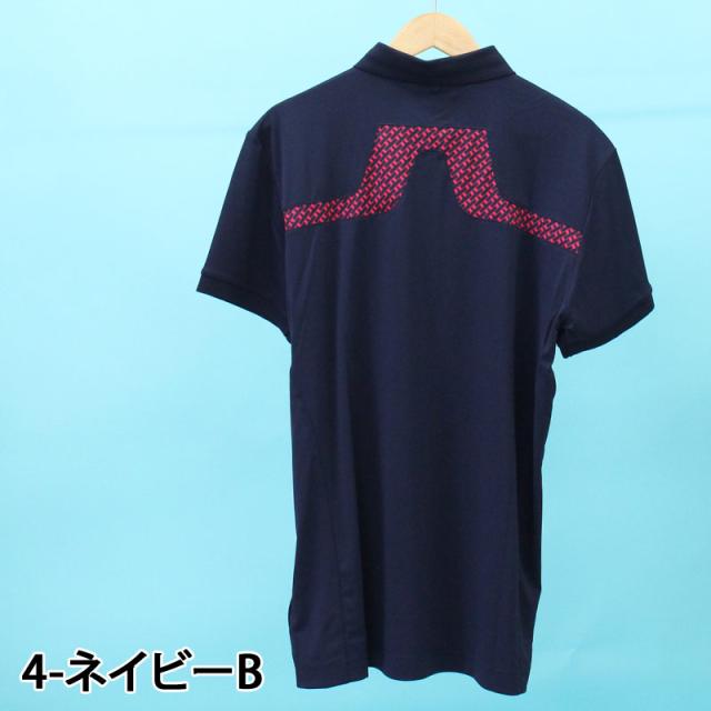 送料無料 Jリンドバーグ J.LINDEBERG ゴルフウェア メンズ ポロシャツ 半袖 UVカット 吸水速乾 バックブリッジ柄 襟ロゴ トップス 春夏 ゆうパケ_7