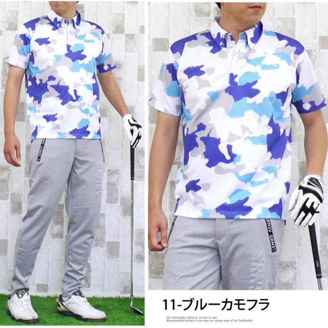 S~3XL 2025 新作 機能性 ゴルフポロシャツ メンズ ゴルフウェア