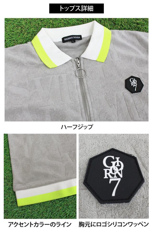 パームスアンドコー ゴルフ ハーフパンツ ポロシャツ セットアップ М トップイズム TopIsm ゴルフパンツ メンズ ゴルフウェア GIORNO