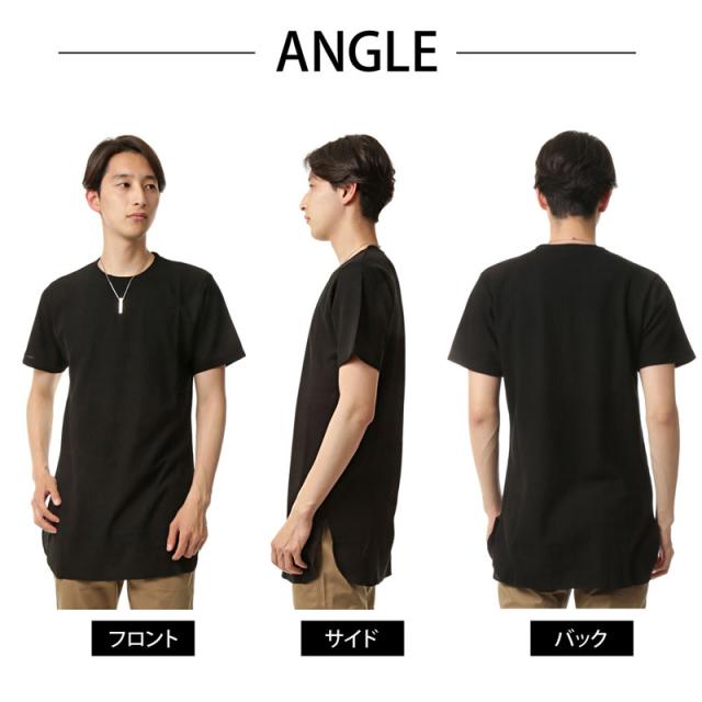 Tシャツ メンズ カットソー 半袖tシャツ 無地 サーマル ワッフル カットオフ スリット入り ロング丈 無地tシャツ 送料無料 トップス 黒 の通販はau Pay マーケット Topism メンズファッション