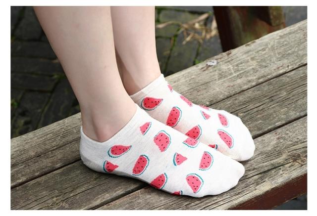 完売御礼 ショートソックス くるぶし丈 カジュアルソックス フルーツ柄 ボーダー イラスト入り 可愛い レの通販はau Pay マーケット プラスナオ