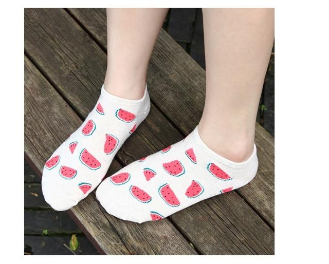 完売御礼 ショートソックス くるぶし丈 カジュアルソックス フルーツ柄 ボーダー イラスト入り 可愛い レの通販はau Pay マーケット プラスナオ