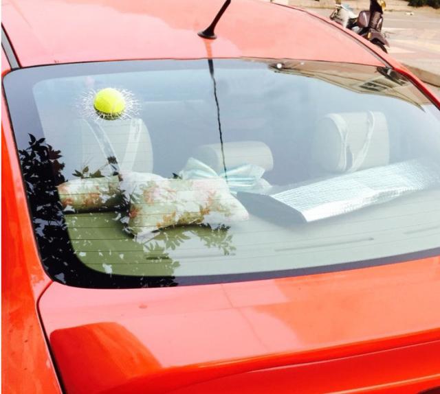 ゲリラsale カーステッカー おもしろステッカー 3dステッカー 立体ステッカー テニスボール 車用 自動車用 いたずら ひの通販はau Pay マーケット プラスナオ