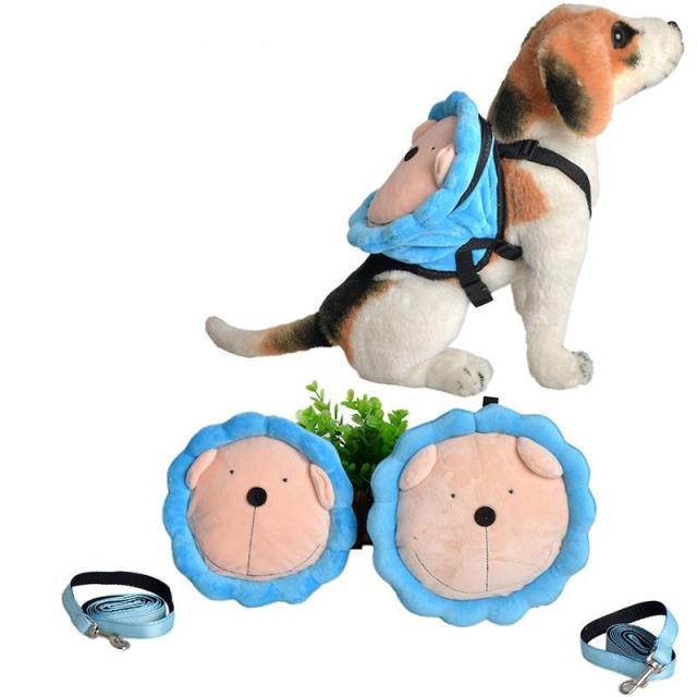 リュック付きハーネス リード付き 2点セット 犬用 リュックハーネス リュックサック バックパック ハーネス 胴輪 散歩紐 牽引の通販はau Pay マーケット プラスナオ