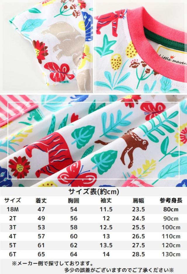 ゲリラsale Pop柄ワンピース 半袖 ラウンドネック ミニ丈 ショート丈 子供用 Aラインワンピース キュート プチプラの通販はau Pay マーケット プラスナオ