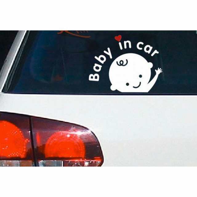 車用ステッカー ステッカー デカール カーステッカー 車用シール シール Baby In Car ベビーインカー 赤ちゃの通販はau Pay マーケット プラスナオ