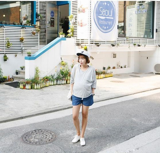 マタニティ ショートパンツ ボトムス レディース 女性用 妊婦さん デニム風 夏 カジュアル 可愛い オシャレ お出掛けの通販はau Pay マーケット プラスナオ