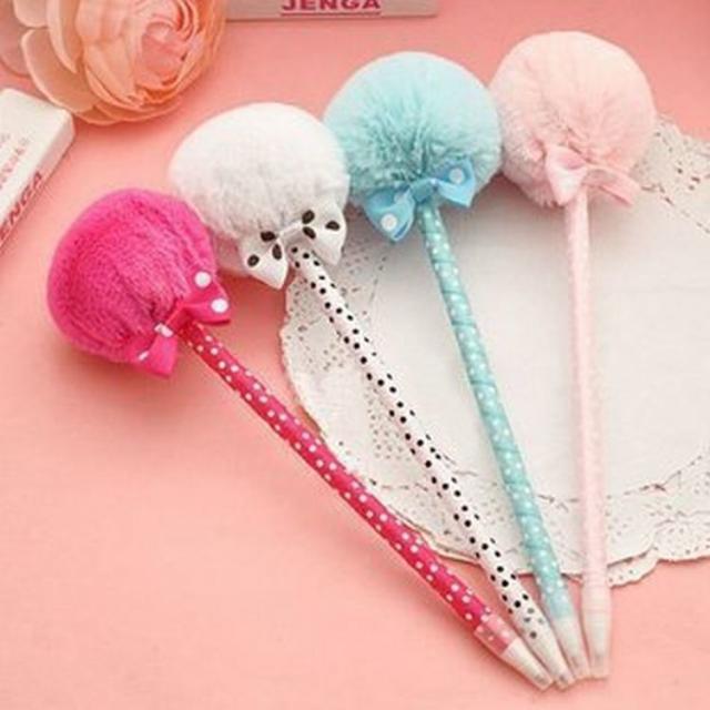 新着 ボールペン 文房具 筆記用具 ３本セット ボンボン リボン ドット 小物 雑貨 かわいい 女の子 女性用 プレゼント ホの通販はau Pay マーケット プラスナオ