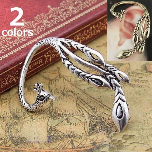 完売御礼 イヤーカフ風 ピアス キャッチピアス 片耳用 イヤカフ風 孔雀モチーフ アクセサリー アクセ アンティーク調 ブロの通販はau Pay マーケット プラスナオ