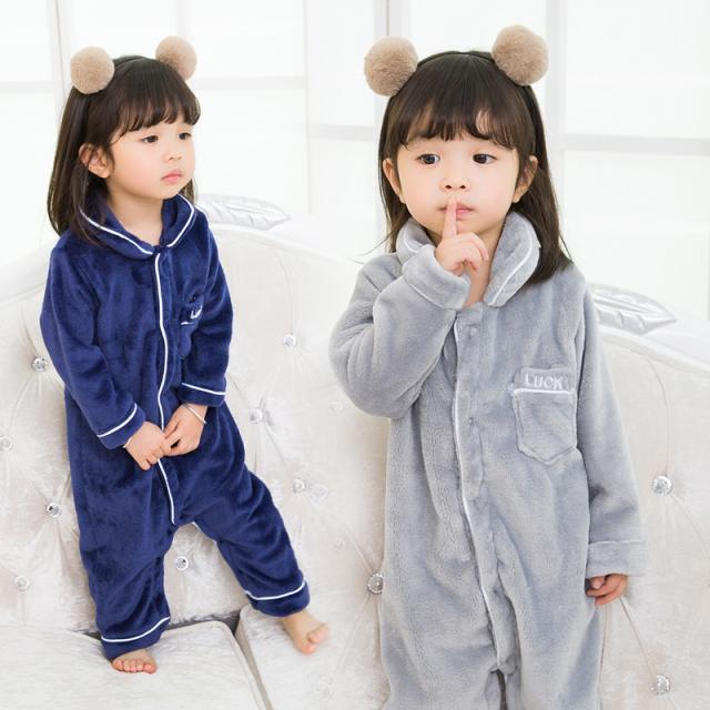 子供用ルームウエア つなぎパジャマ フリース 着ぐるみ 長袖 長ズボン 襟付き 前開き スナップボタン 部屋着 キッズ ベビー の通販はau Pay マーケット プラスナオ