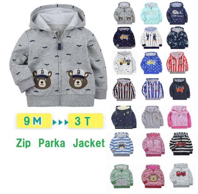 パーカージャケット キッズ トップス アウター 長袖 ジップアップパーカー 羽織物 防寒 秋冬春 イラスト 羽織物 アップリケ の通販はau Pay マーケット プラスナオ