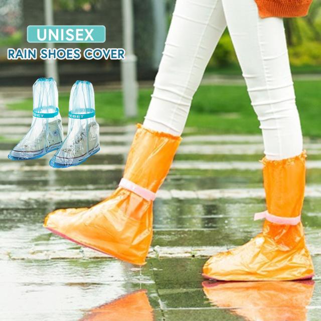 レインシューズ 完全防水 レインブーツカバー 折りたたみ長靴 ブーツ 