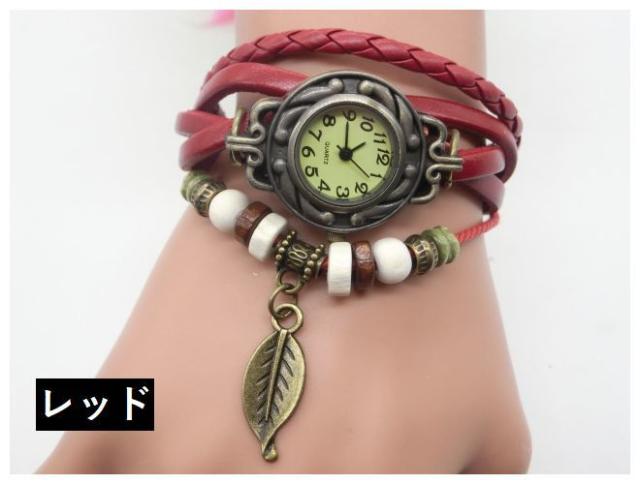 腕時計 ブレスレットウォッチ アンティーク調 レディース 多重ブレスレット風 時計 アクセサリー の通販はau Pay マーケット プラスナオ
