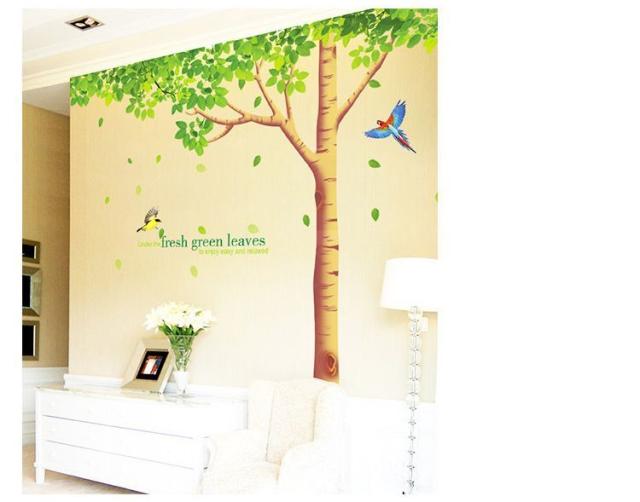 ウォールステッカー 壁紙シール シールタイプ はがせる 壁シール 大きな木 ウッド ツリー 樹木 英文 爽やか 可愛い かわいいの通販はau Pay マーケット プラスナオ