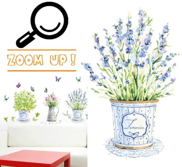 ウォールステッカー 壁紙シール ウォールシール はがせる 花 フラワー 鉢植え 植物 おしゃれ 華やか 可愛い かわいい 壁シーの通販はau Pay マーケット プラスナオ