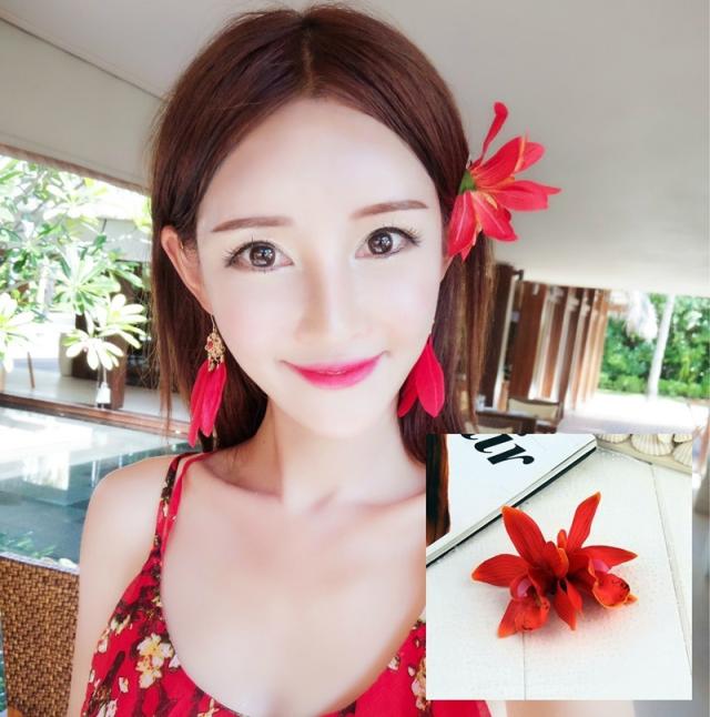 ヘアクリップ ヘアアクセサリー ヘッドドレス コサージュ フラワーモチーフ お花 髪飾り 髪留め レディース ヘアアレンジ 華やの通販はau Pay マーケット プラスナオ