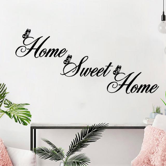 ウォールステッカー 壁紙シール 取り外し可能 転写式 防水 英語 文字 蝶 チョウ シンプル 面白い 書斎 リビング 寝室 ベッの通販はau Pay マーケット プラスナオ