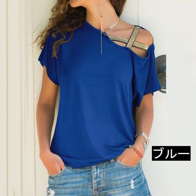 LGB ルグランブルー 変形カットソー 半袖 アシンメトリー ワンショルダー LGB ルグランブルー 変形カットソー 半袖 アシンメトリー ワン