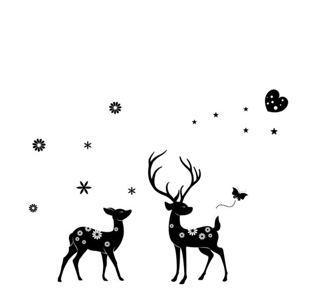 ウォールステッカー ウォールシール シール ステッカー 壁用ステッカー 装飾 壁装飾 鳥かご 鳥 女の子 英語 英字 鹿 蝶 木の通販はau Pay マーケット プラスナオ