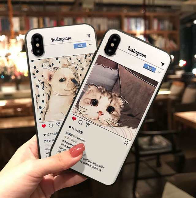 Iphoneカバー Iphoneケース スマホカバー スマートフォンケース 猫 犬 ねこ いぬ ネコ イヌ 可愛い かわいい イの通販はau Pay マーケット プラスナオ