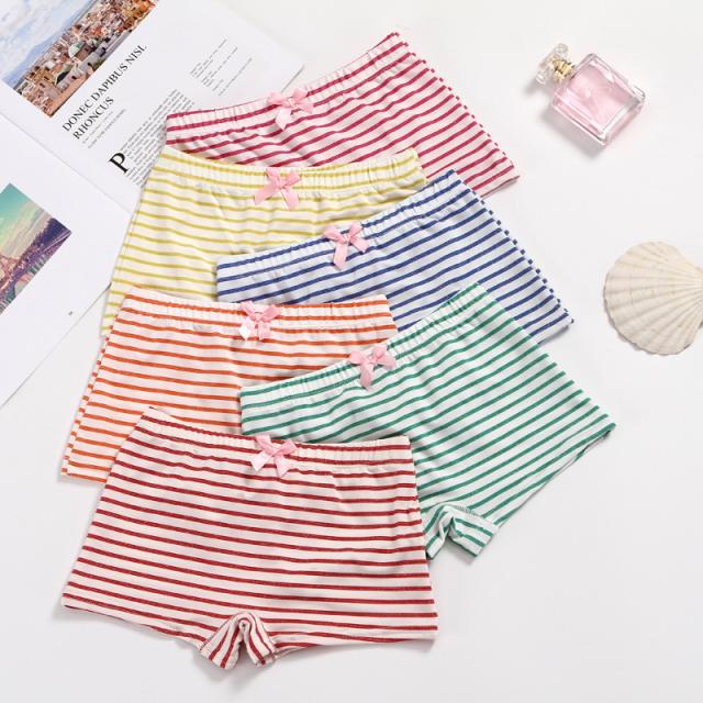 女の子用ショーツ ボクサーパンツ ボックスショーツ ボーダー柄 単品 子供用 キッズ ジュニア リボン パンティー インナー 下の通販はau Pay マーケット プラスナオ