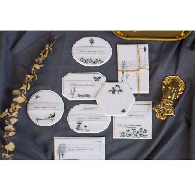 付箋メモ メッセージカード メモカード メモ帳 文房具 雑貨 小物 付箋 しおり かわいい おしゃれ レトロ ヴィンテージ ミニの通販はau Pay マーケット プラスナオ